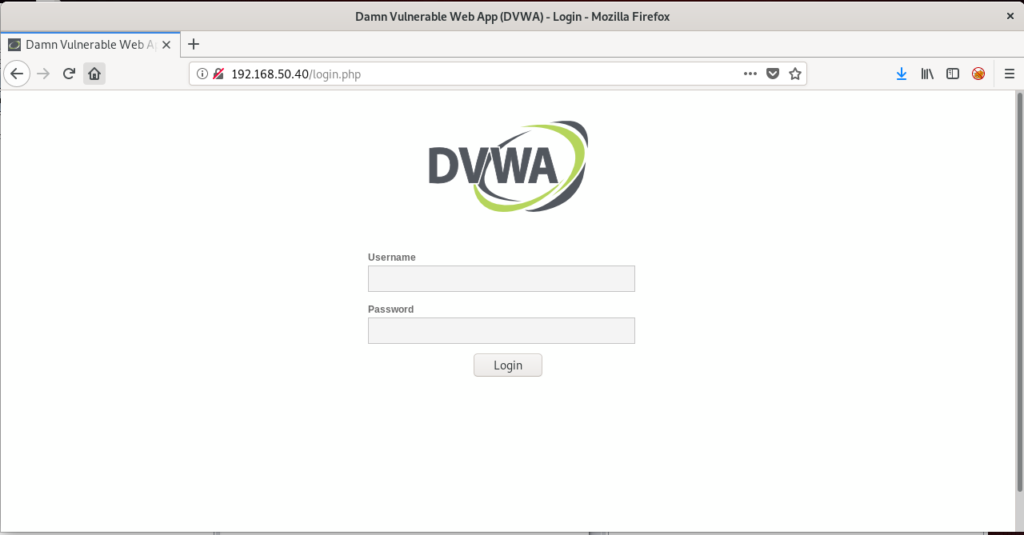 Damn vulnerable web application 